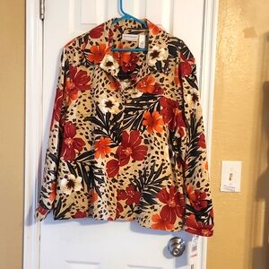 Alfred Dunner Blouse 22W NWT